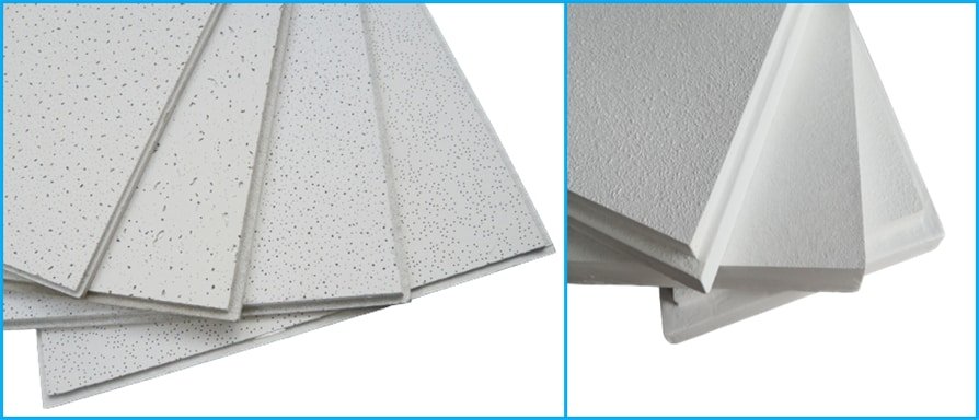 fiberglass ceiling tiles vs mineral fiber ceiling tiles