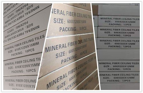 mineral fiber ceiling tile carton
